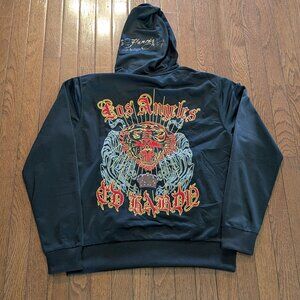 Ed Hardy x Christian Audigier Full Zip Jacket with Hood - Size M